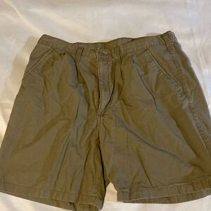 Wrangler Men's Flat Front Shorts - Olive